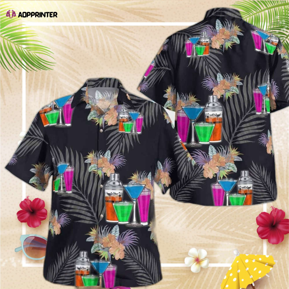 Awesome Bartender AOP Hawaii Shirt, For Men And Women Awesome Bartender AOP Hawaii Shirt, For Men And Women