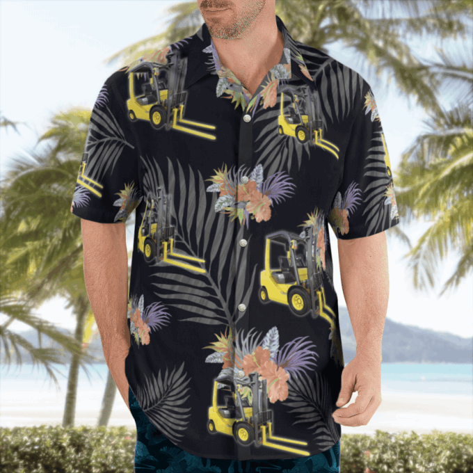 Awesome Forklift Operator AOP Hawaii Shirt , Gift For Men Women