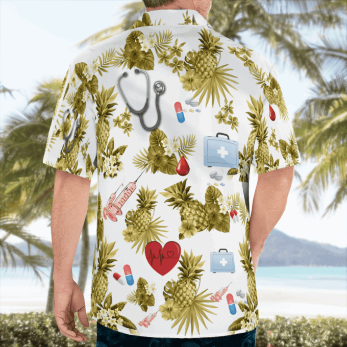 Awesome Nurse AOP Hawaii Shirt  , Gift For Men Women