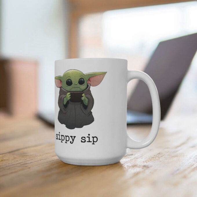 Baby Yoda Coffee Mug, Sippy Sip Mug, Baby Yoda Gift