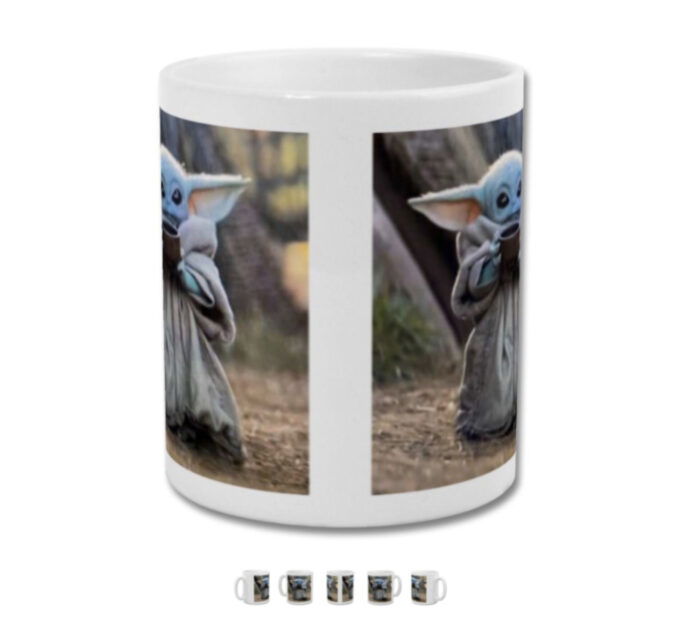 BABY YODA The Child with Soup Sippy Cup Coffee Mug Tea Cup