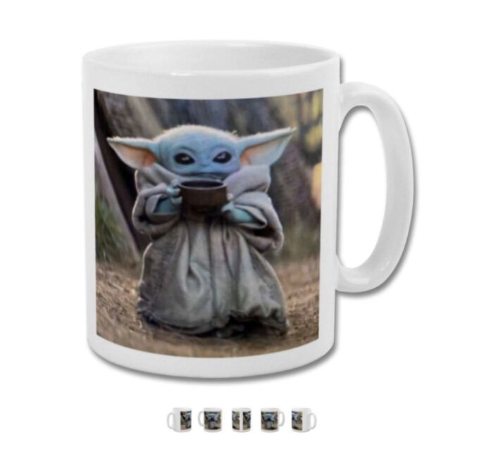 BABY YODA The Child with Soup Sippy Cup Coffee Mug Tea Cup