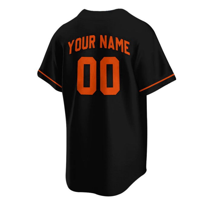 Baltimore Black Orange Baseball Jersey Customized Name And Number, For Men Women