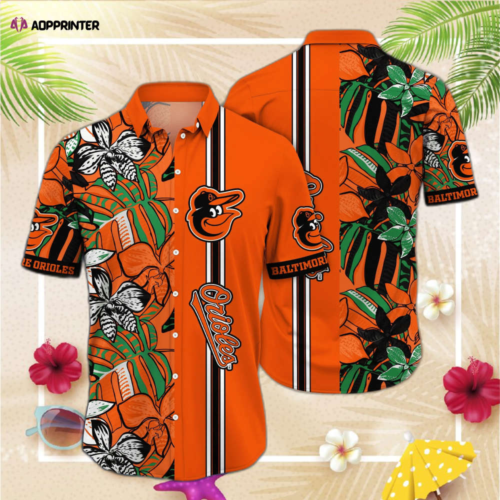 Baltimore Orioles MLB Flower Hawaii Shirt And Tshirt For Fans, Summer Football Shirts Baltimore Orioles MLB Flower Hawaii Shirt And Tshirt For Fans, Summer Football Shirts