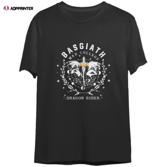 Basgiath War College, Fourth Wing Shirt, Rebecca Yarros