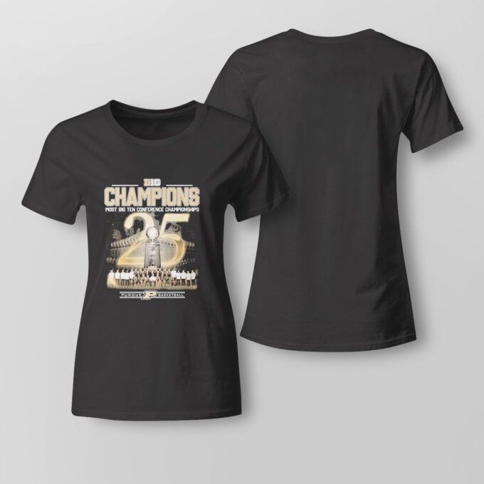 Big Champions Most Big Ten Conference Championships T-shirt For Fans
