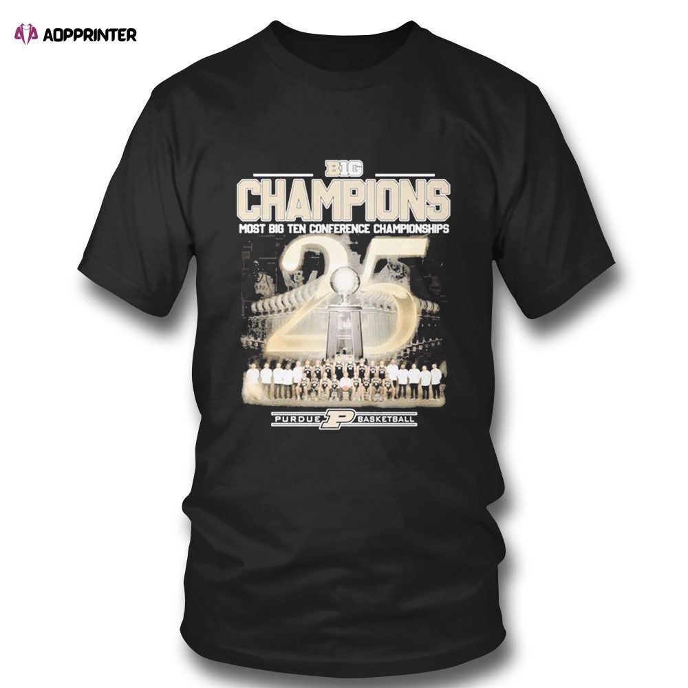 Big Champions Most Big Ten Conference Championships T-shirt For Fans Big Champions Most Big Ten Conference Championships T-shirt For Fans