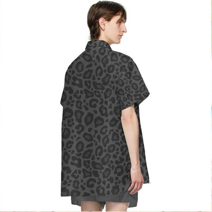 Black Leopard Custom Hawaiian Shirt, Gift For Men And Women