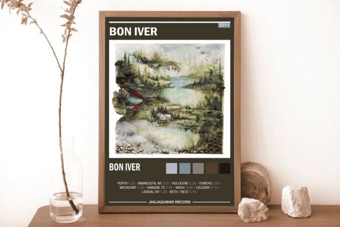 Bon Iver – Bon Iver – Album Poster – Gift For Home Decor