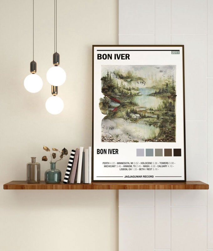 Bon Iver – Bon Iver – Album Poster – Gift For Home Decor