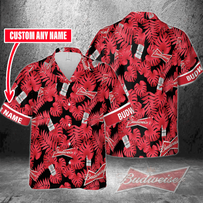 Budweiser Custom Name Hawaiian Shirt For Men And Women