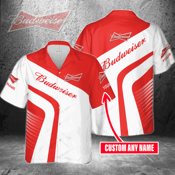 Budweiser Custom Name Hawaiian Shirt For Men And Women