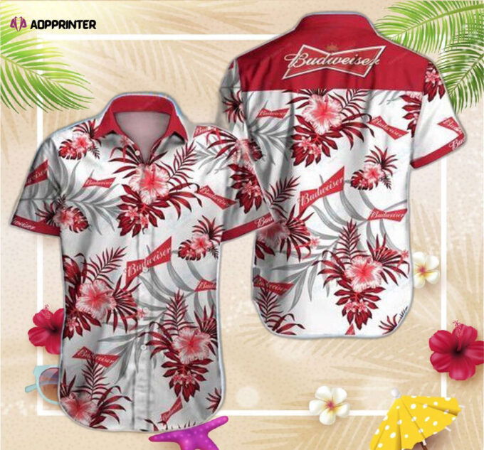 Budweiser Hawaiian Shirt For Men Women Ver2, Hawaiian Shirt For Men Women