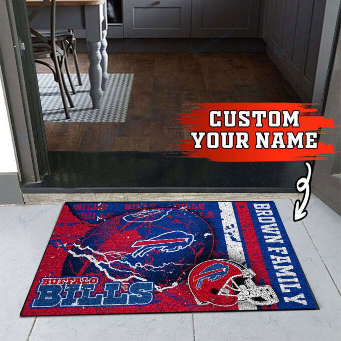 Buffalo Bills Personalized Doormat, Gift For Home Decor