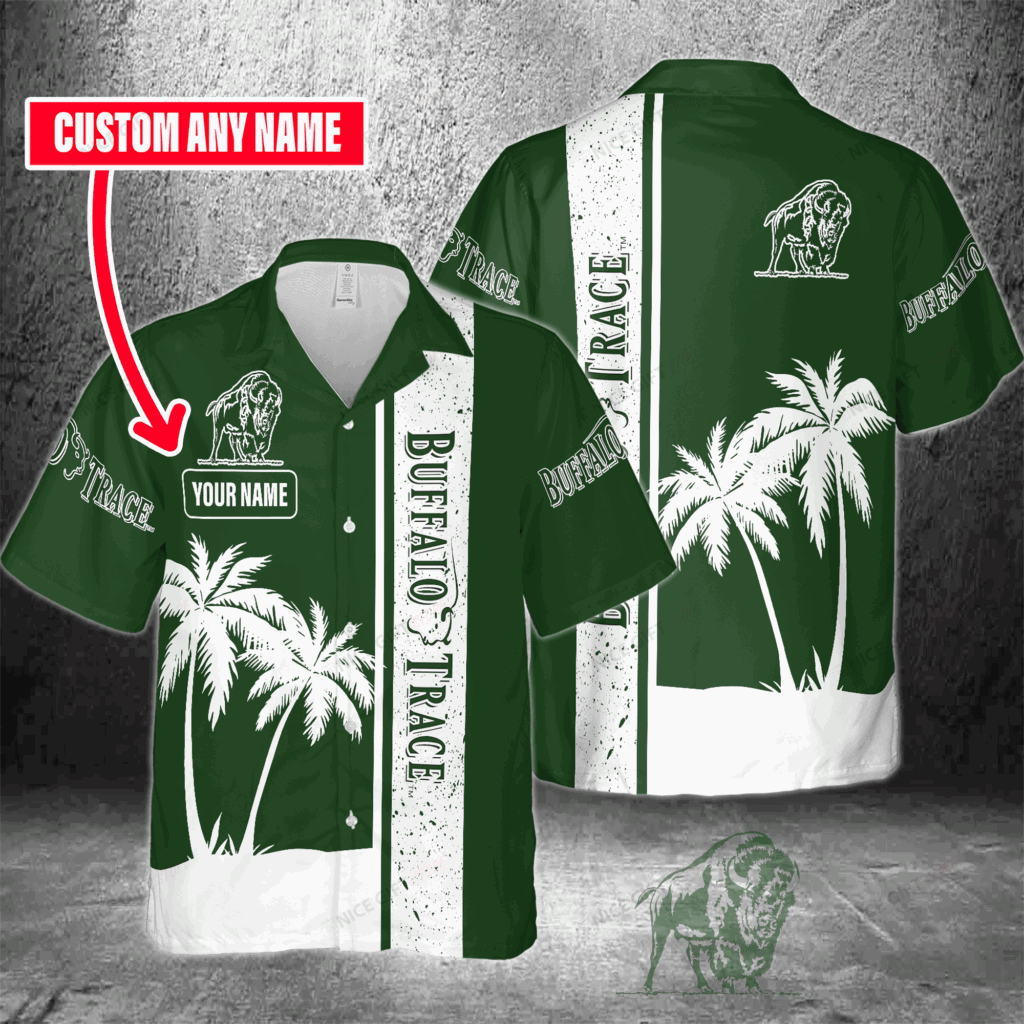 Buffalo Trace Custom Name Hawaiian Shirt For Men And Women Buffalo Trace Custom Name Hawaiian Shirt For Men And Women
