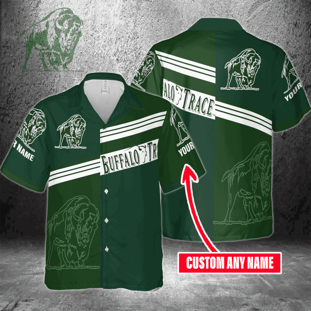 Buffalo Trace Custom Name Hawaiian Shirt For Men And Women Buffalo Trace Custom Name Hawaiian Shirt For Men And Women