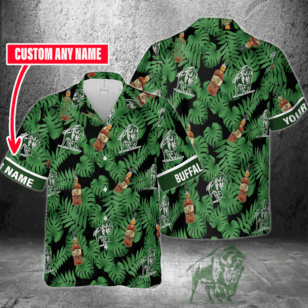 Buffalo Trace Custom Name Hawaiian Shirt For Men And Women Buffalo Trace Custom Name Hawaiian Shirt For Men And Women