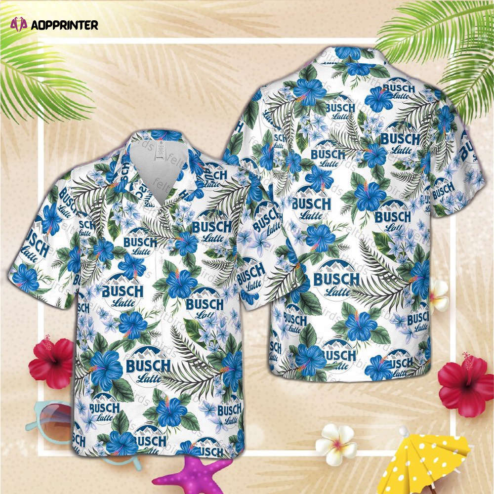 Busch Latte Beer Unisex Hawaiian Shirt For Men Women Busch Latte Beer Unisex Hawaiian Shirt For Men Women