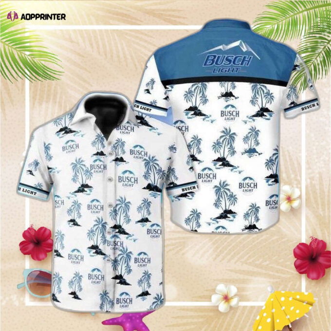 Busch Light Beer Floral Hawaiian Shirt For Men Women Summer Shirt