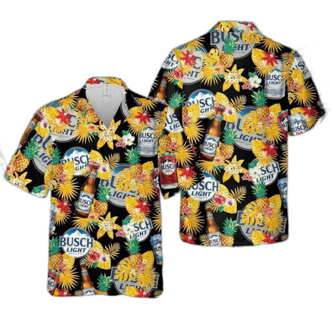 Busch Light Beer Pineapple Hawaiian Shirt For Men Women