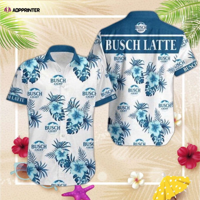 Busch Light Latte 1 Hawaiian Shirt For Men Women
