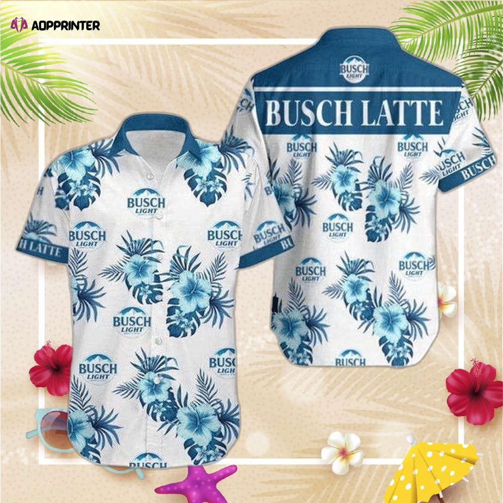 Busch Light Latte 1 Hawaiian Shirt For Men Women Busch Light Latte 1 Hawaiian Shirt For Men Women
