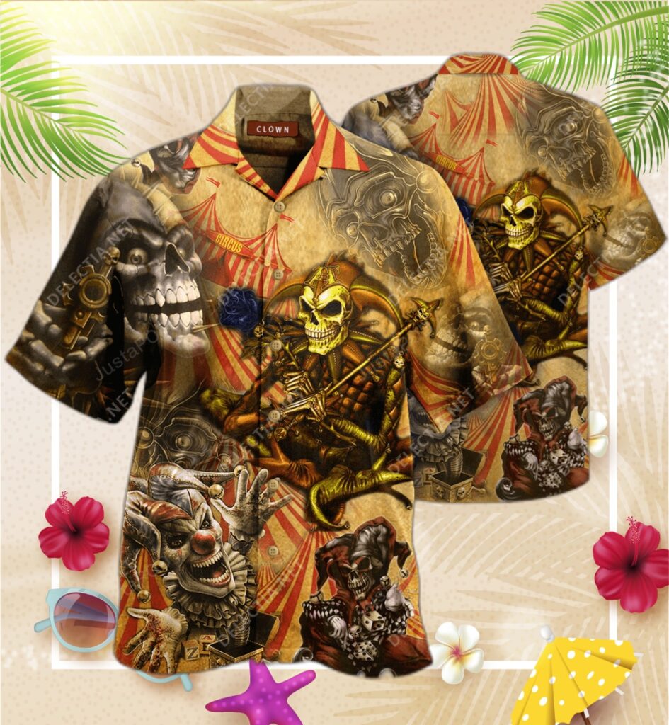 By Blood A King In Heart A Clown Hawaiian Aloha Shirts By Blood A King In Heart A Clown Hawaiian Aloha Shirts