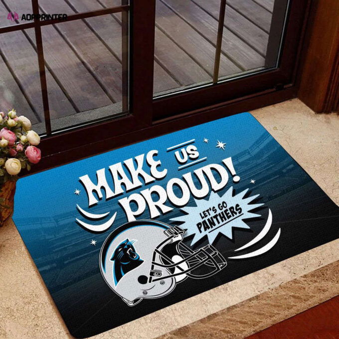 Carolina Panthers Doormat, Gift For Home Decor