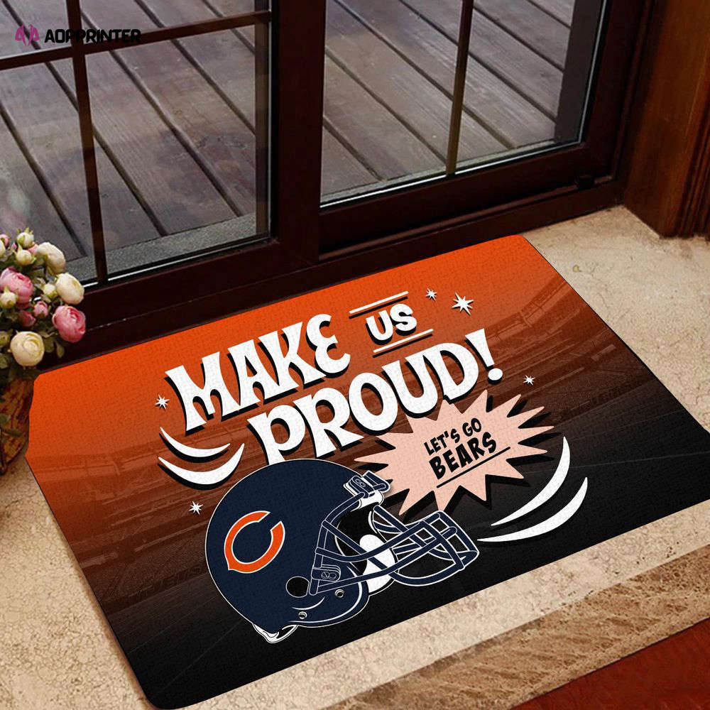 Chicago Bears Doormat, Gift For Home Decor Chicago Bears Doormat, Gift For Home Decor
