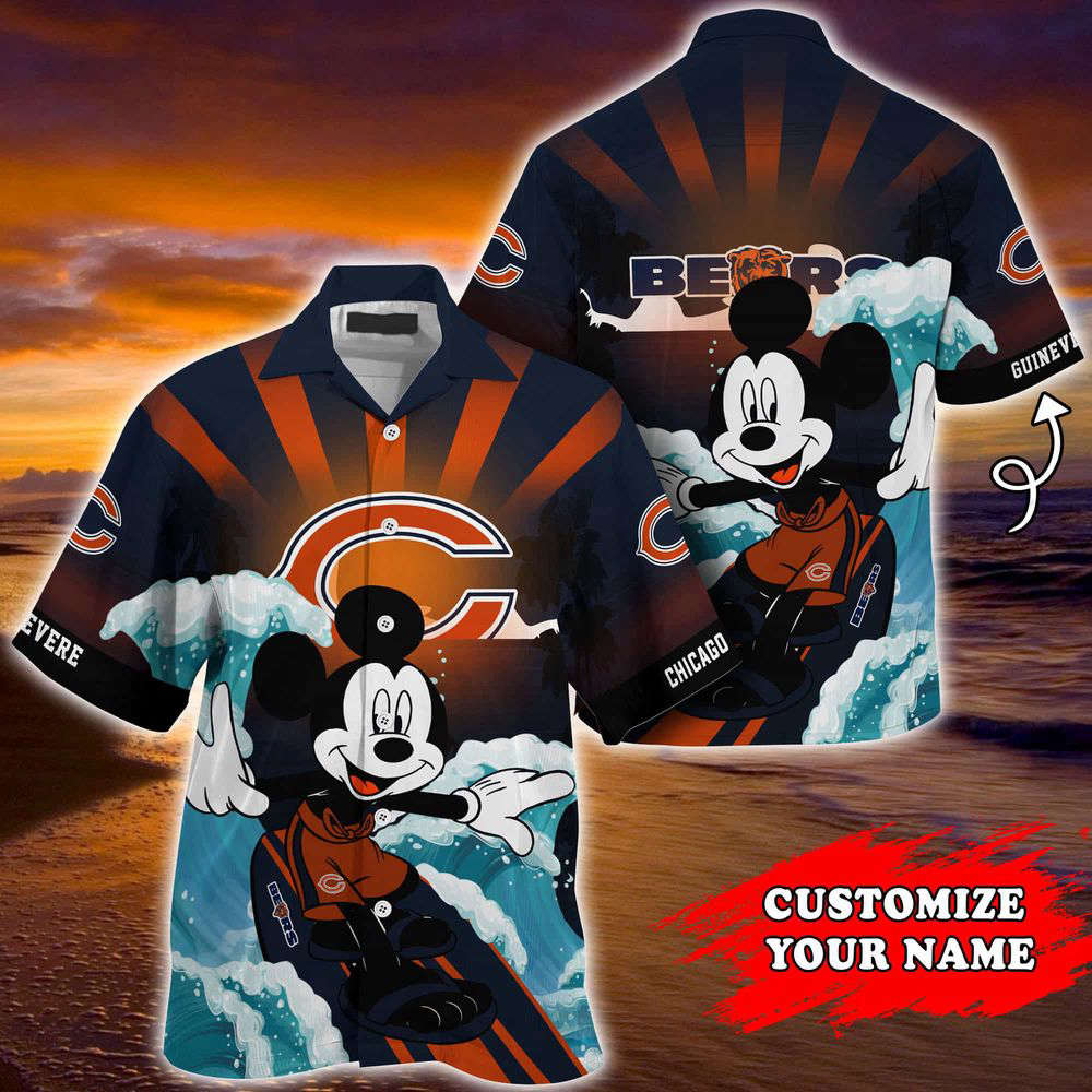 Chicago Bears NFL-Summer Customized Hawaii Shirt For Sports Fans Chicago Bears NFL-Summer Customized Hawaii Shirt For Sports Fans