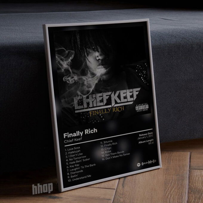 Chief Keef – Finally Rich – Album  Poster – For Home Decor