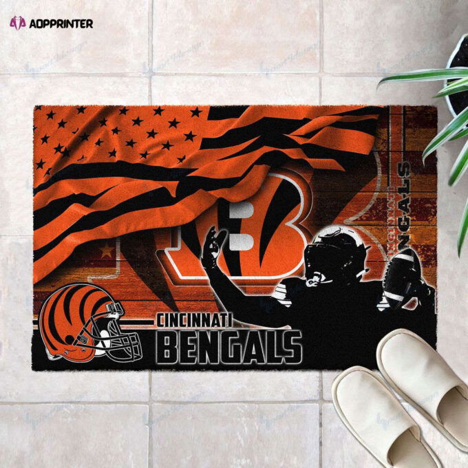 Cincinnati Bengals Doormat, Best Gift For Home Decor