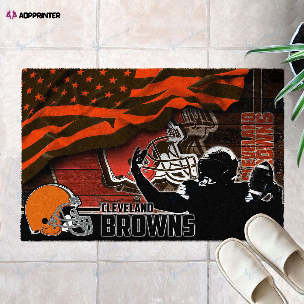 Cleveland Browns Doormat, Best Gift For Home Decoration Cleveland Browns Doormat, Best Gift For Home Decoration