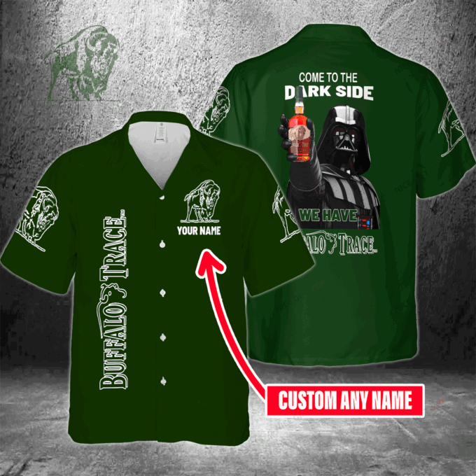 Come To The Dark Side We Have Buffalo Trace Custom Name Hawaiian Shirt For Men And Women