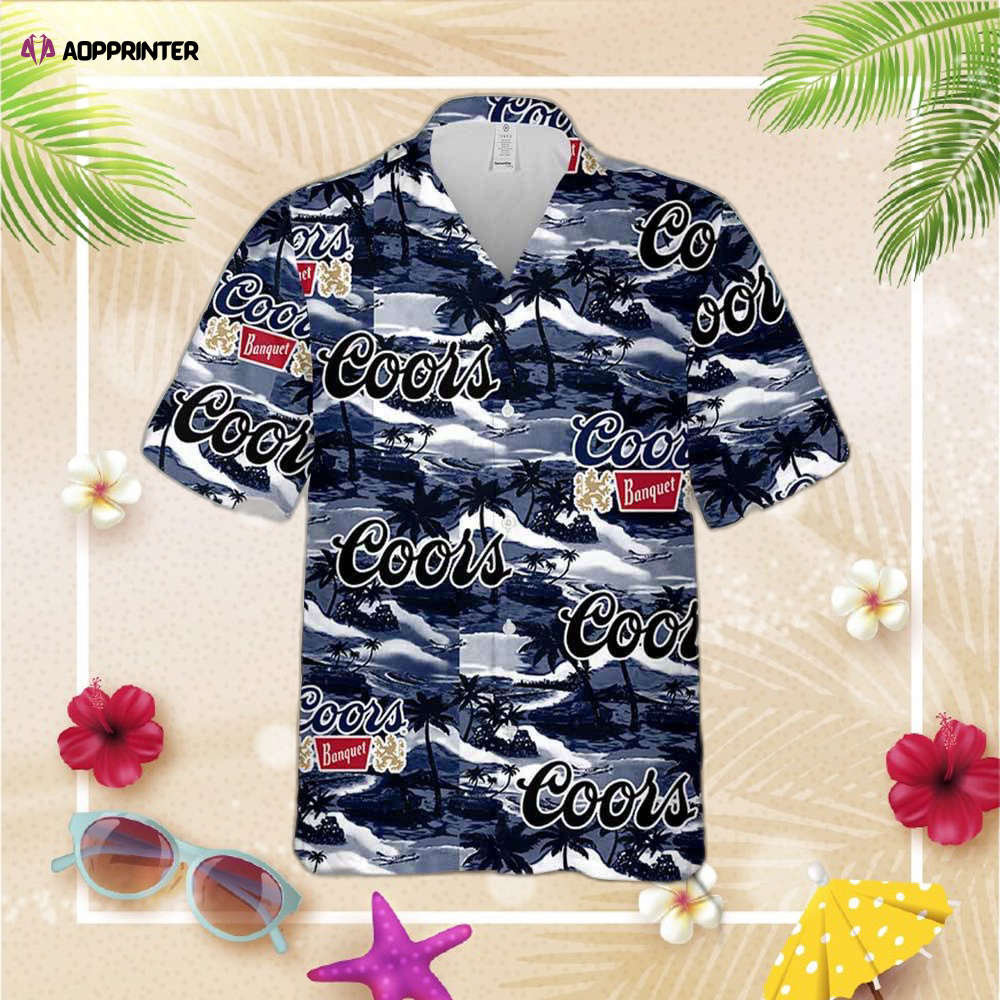 Coors Banquet Hawaiian Sea Island Pattern Hawaiian Shirt For Men Women Coors Banquet Hawaiian Sea Island Pattern Hawaiian Shirt For Men Women