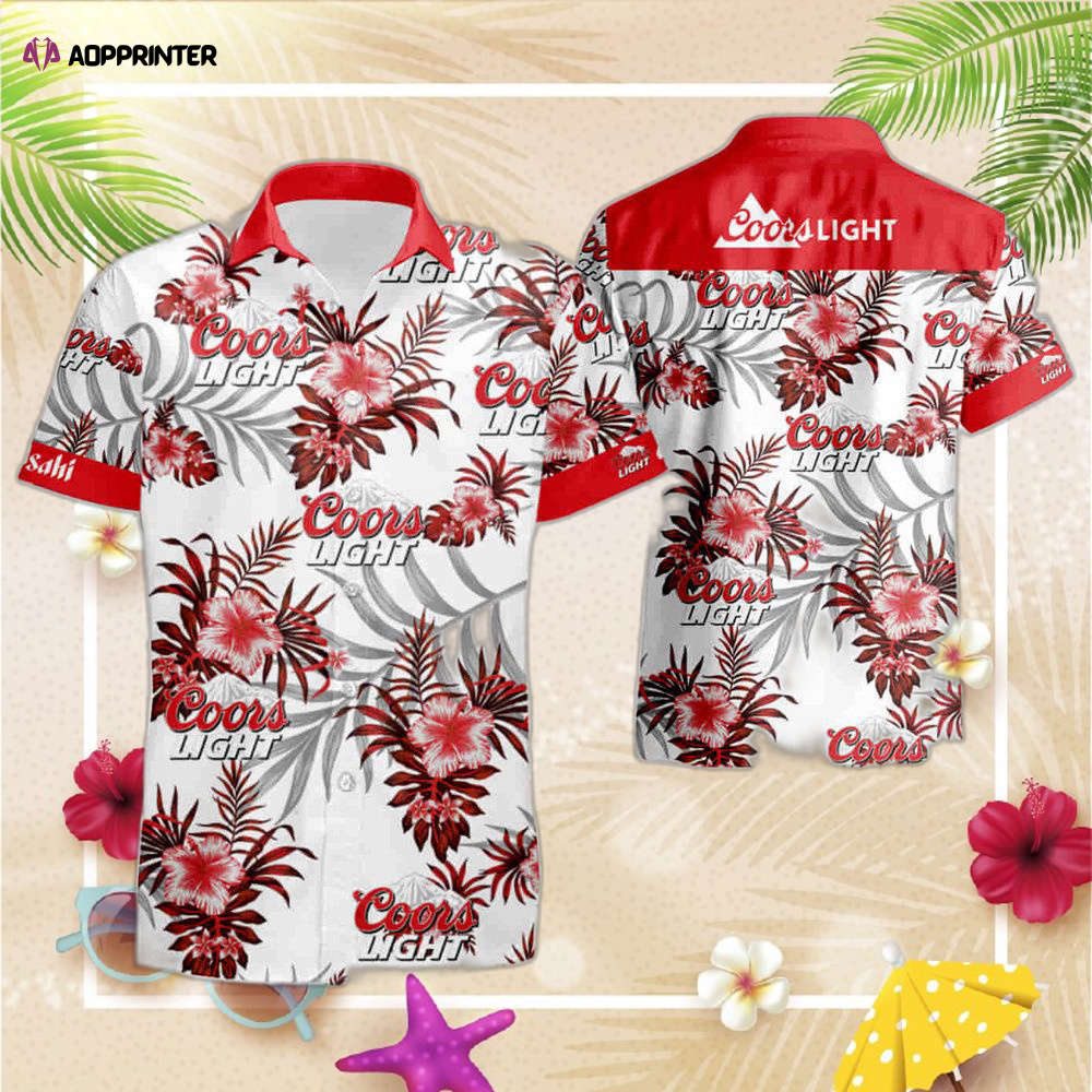 Coors Light Beer Logo Hawaiian Shirt For Men And Women Coors Light Beer Logo Hawaiian Shirt For Men And Women