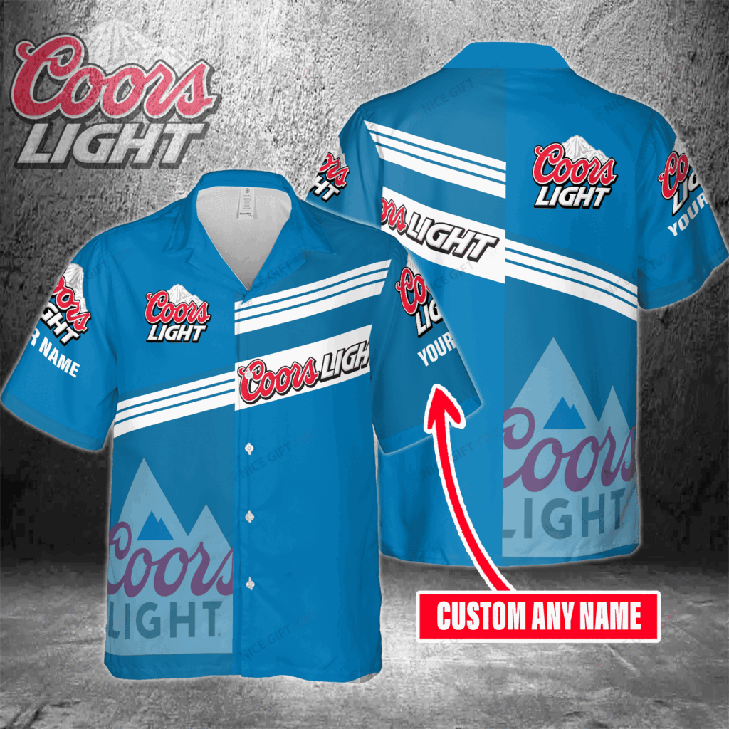Coors Light Custom Name Hawaiian Shirt For Men And Women Coors Light Custom Name Hawaiian Shirt For Men And Women