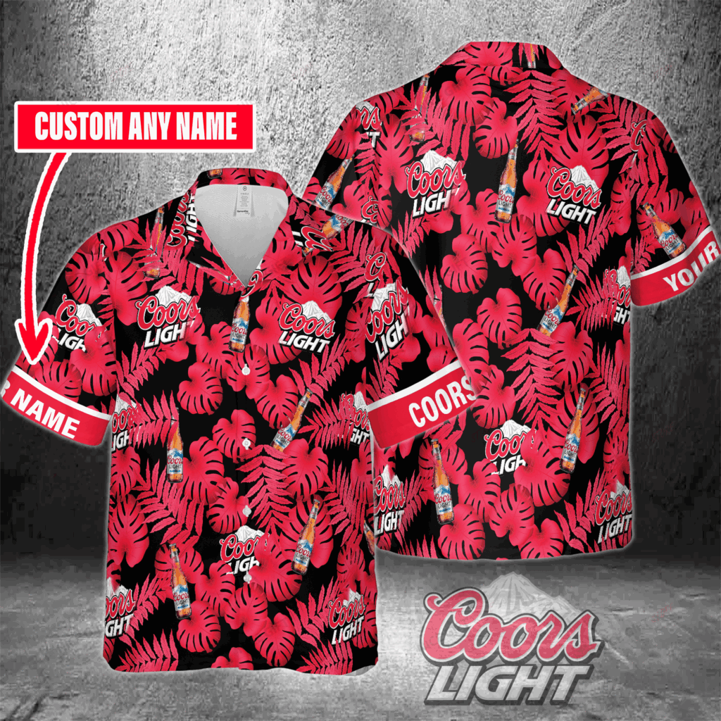 Coors Light Custom Name Hawaiian Shirt For Men And Women Coors Light Custom Name Hawaiian Shirt For Men And Women