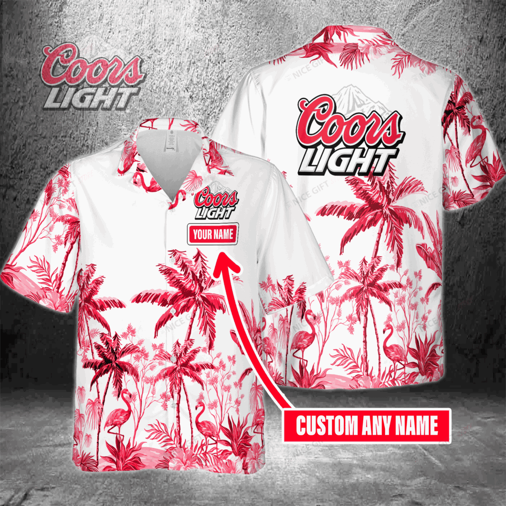 Coors Light Custom Name Hawaiian Shirt For Men And Women Coors Light Custom Name Hawaiian Shirt For Men And Women