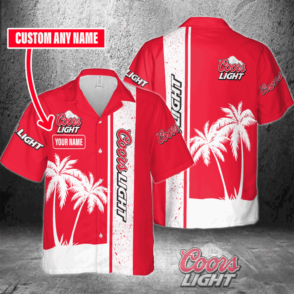 Coors Light Custom Name Hawaiian Shirt For Men And Women Coors Light Custom Name Hawaiian Shirt For Men And Women