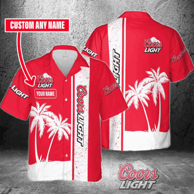 Coors Light Custom Name Hawaiian Shirt For Men And Women