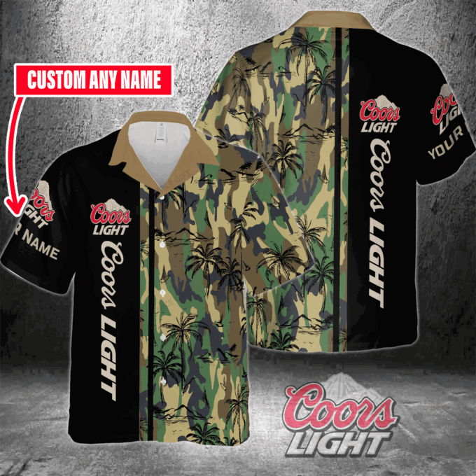 Coors Light Custom Name Hawaiian Shirt For Men And Women