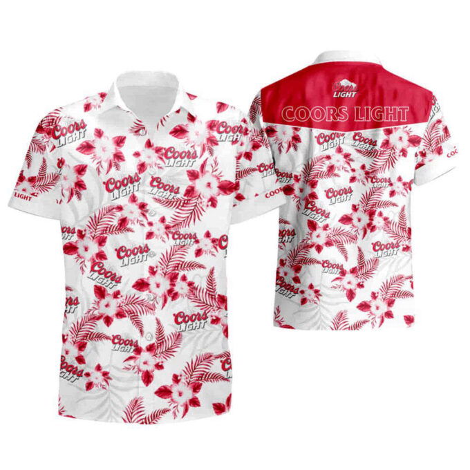 Coors Light Hawaiian Shirt For Men Women   Summer Shirt For Men Women