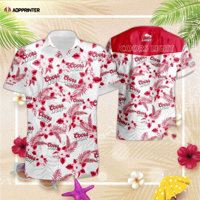 Coors Light Hawaiian Shirt For Men Women   Summer Shirt For Men Women