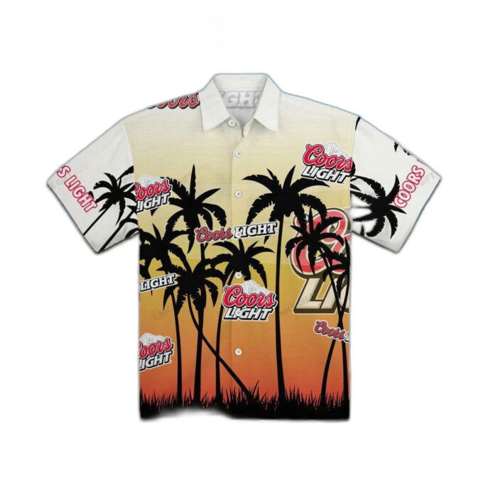 Coors Light White Sunset Hawaiian Shirt For Men Women