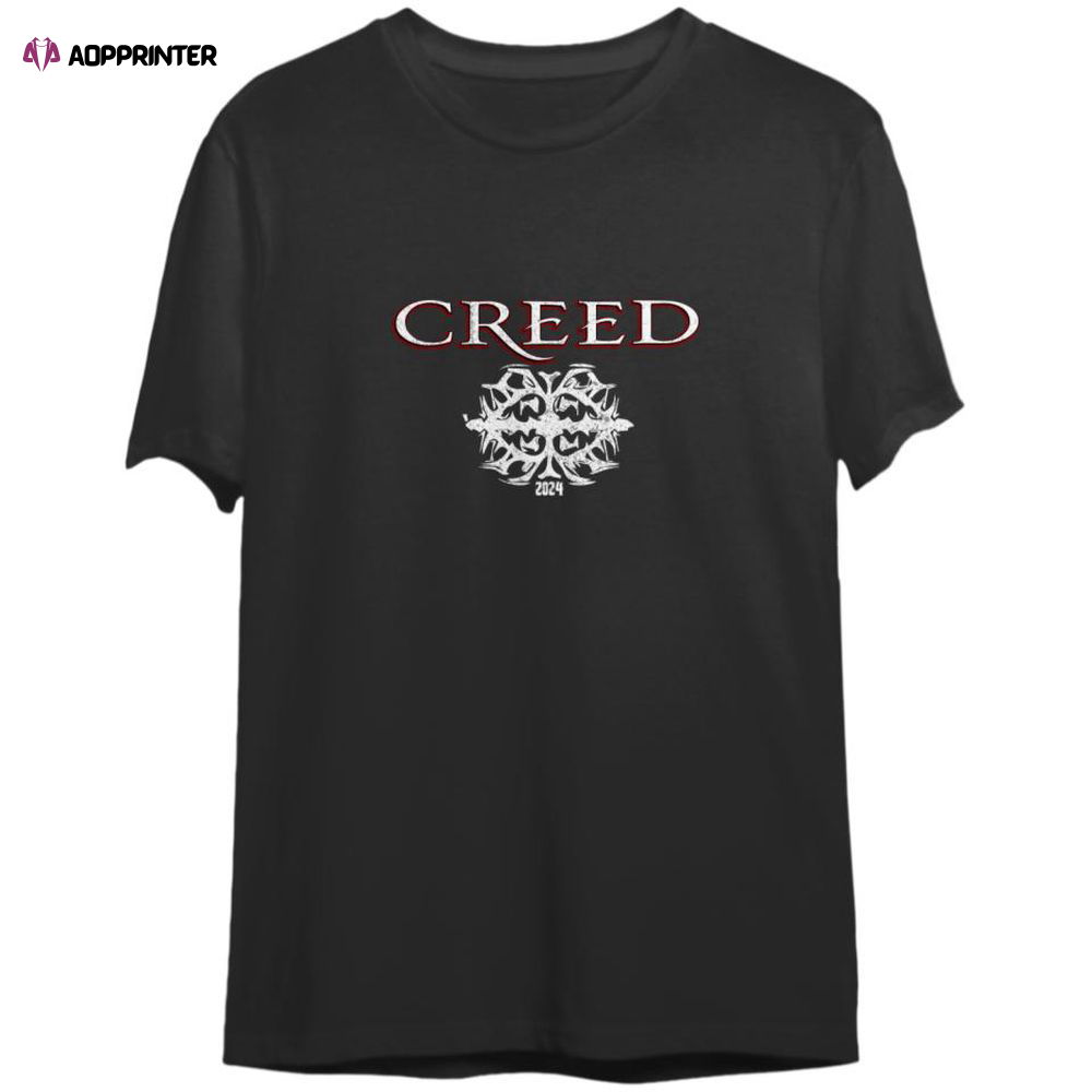 Creed 2024 Tour Summer Of 99 Tour Shirt, Creed Band T-Shirt, For Men And Women Creed 2024 Tour Summer Of 99 Tour Shirt, Creed Band T-Shirt, For Men And Women