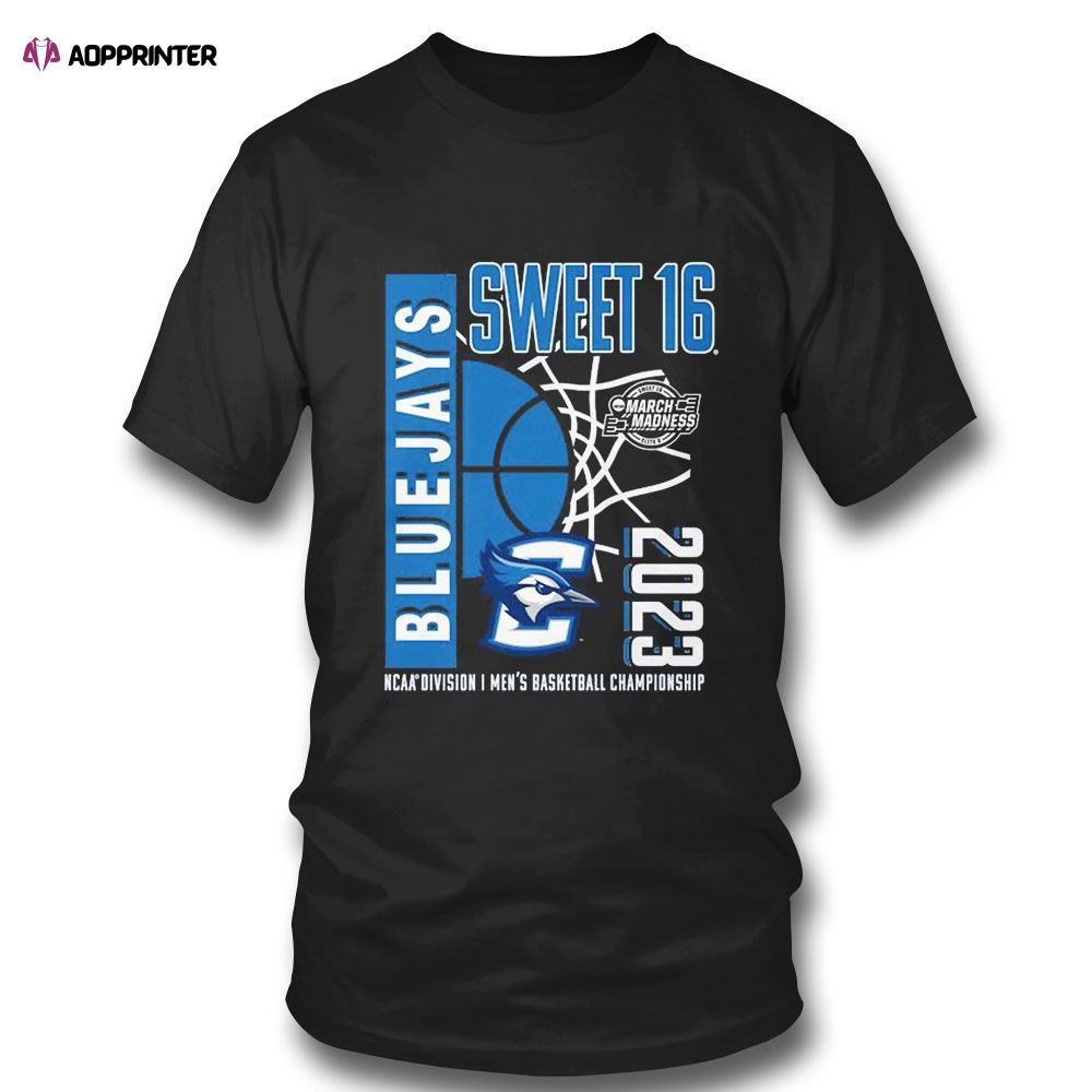 Creighton Mens Basketball Ncaa March Madness Sweet Sixteen 2023 T-shirt For Fans Creighton Mens Basketball Ncaa March Madness Sweet Sixteen 2023 T-shirt For Fans