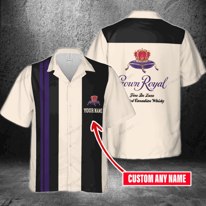 Crown Royal Custom Name Hawaiian Shirt For Men And Women