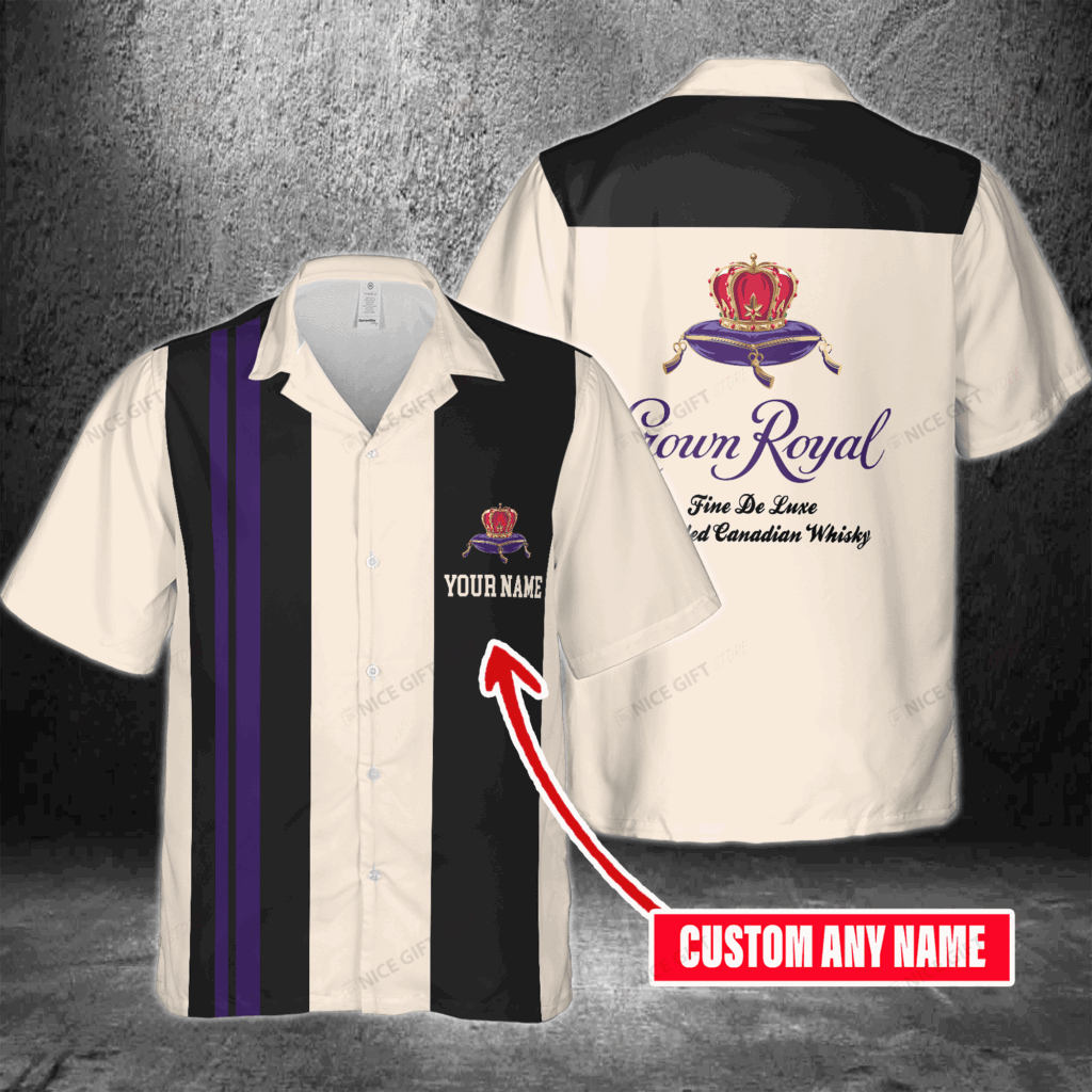Crown Royal Custom Name Hawaiian Shirt For Men And Women Crown Royal Custom Name Hawaiian Shirt For Men And Women