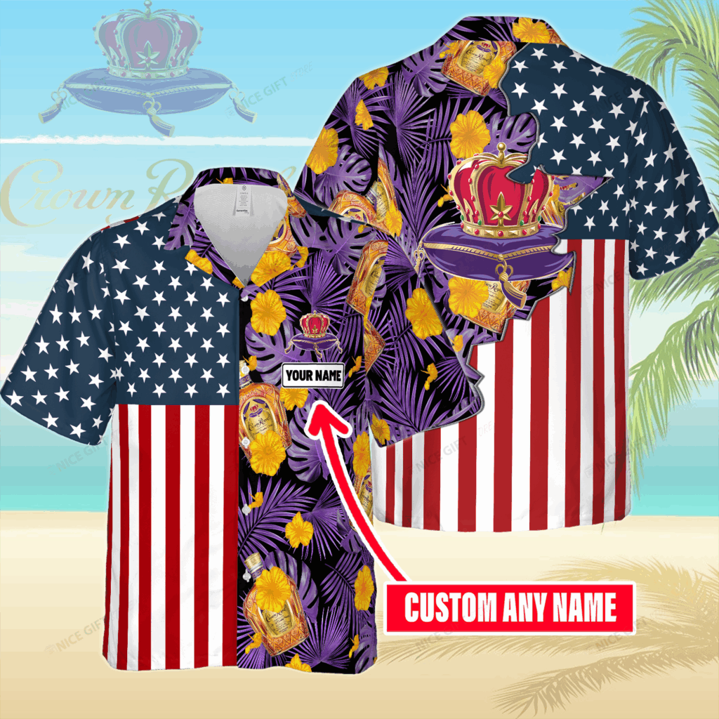 Crown Royal Custom Name Hawaiian Shirt For Men And Women Crown Royal Custom Name Hawaiian Shirt For Men And Women